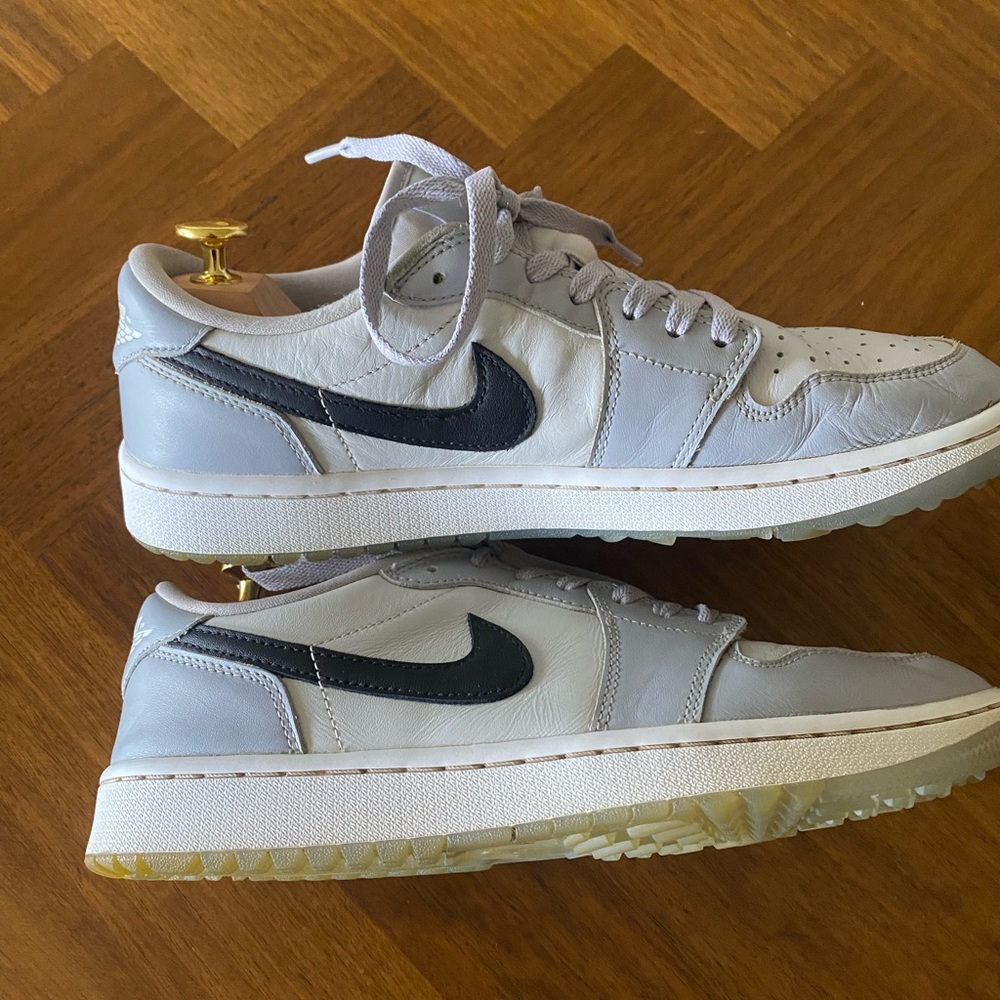 Nike Jordan 1 Low Golf Shoe - Wolf Grey 9.5US